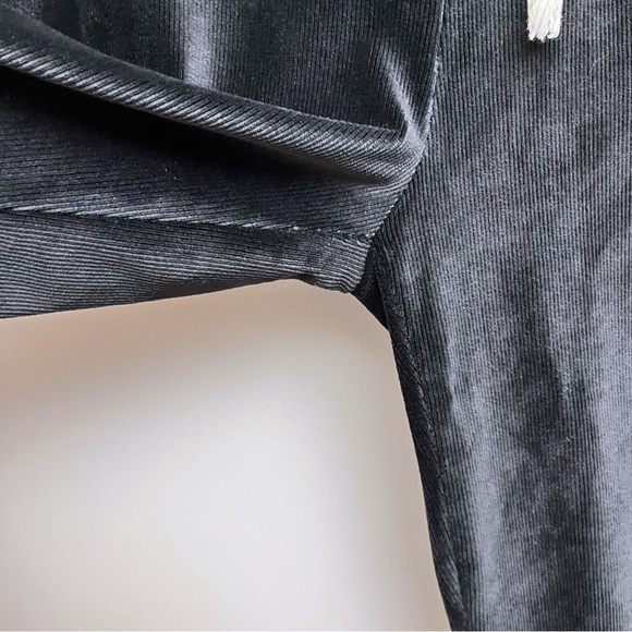 Alter’d State Black Ribbed Velour Jogger Athleisure Loungewear Pants Large - Picture 5 of 7